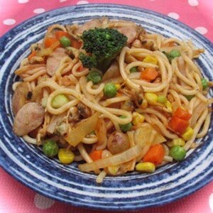 冷凍食品を利用していつでもパスタ